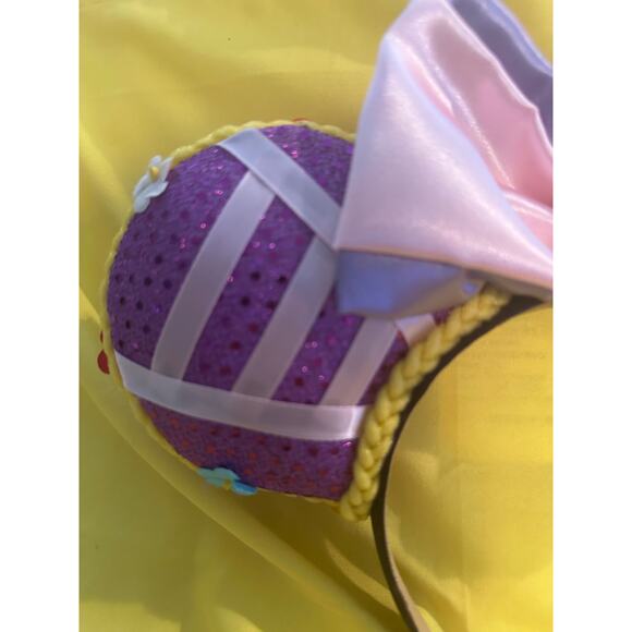 Handmade Disney Rapunzel Tangled Flower Braid Headband Ears - Picture 2 of 5